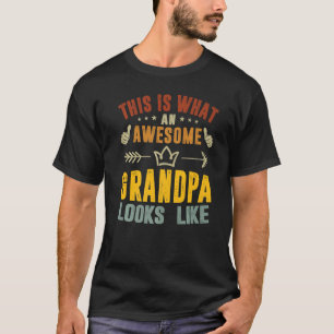 これが祖父の家族素晴らしに見えるおもしろいこと Tシャツ