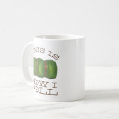 これが私がキャンプスリープ転が転がバッグハイキングの方法である コーヒーマグカップ (正面左)