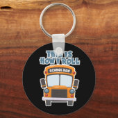 これが私がスクールバ転がスの運転手をする方法だ キーホルダー (正面)