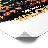 これが私がハロウィーン面白いハロウィーンの方法である ポスター (角)