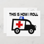 これが私が救急転が車での方法 ポストカード (正面/裏面)