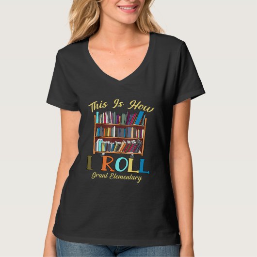 これが私が読み手の本を転が読み取る読方法だ Tシャツ (正面)