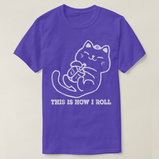 これが私が転がユダヤ人の猫Mを望むおもしろい方法である Tシャツ (デザイン正面)