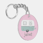 これが私がRVトレーラ転がーキャンピングカスタム キーホルダー (正面左)