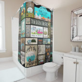 これが私たちのやり転が方です シャワーカーテン (インサイチュ)