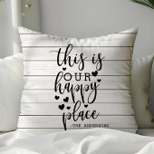 これが私たちのハッピープレイスファームハウス素朴カスタム クッション