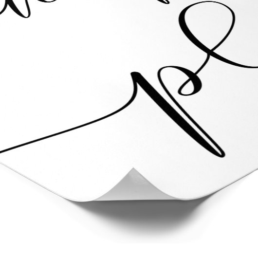 これが私たちのハッピープレイスプリント ポスター (角)