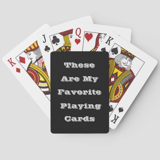 これが私のお気に入りのトランプ トランプ (裏面)