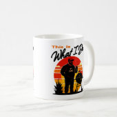 これが私のすることだ コーヒーマグカップ (正面右)