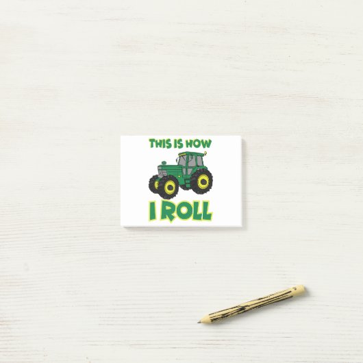 これが私のやり方転がだ ポストイット (デスク上)