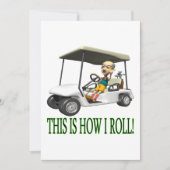 これが私のやり方転がだ。 招待状 (正面)