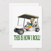 これが私のやり方転がだ。 招待状 (正面/裏面)