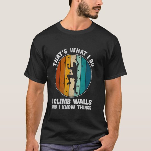 これが私のやること 壁を登る Tシャツ (正面)