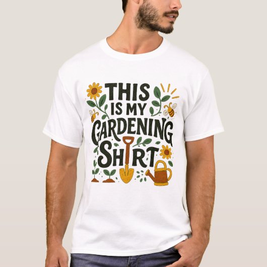 これが私のガーデニングシャツ Tシャツ (正面)