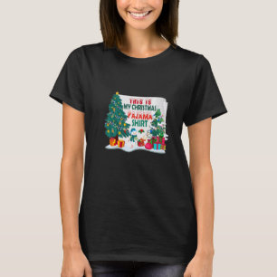 これが私のクリスマスパジャマ サンタ クリスマス ホリデー Tシャツ