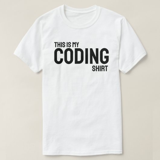 これが私のコーディングシャツです Tシャツ (デザイン正面)