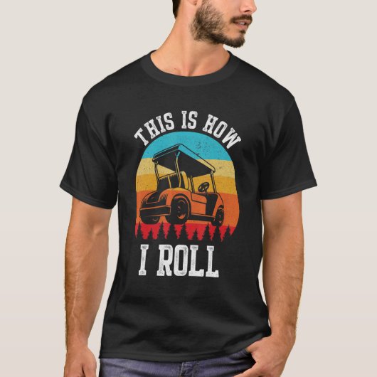 これが私のゴルフ活転が動レトロ Tシャツ (正面)