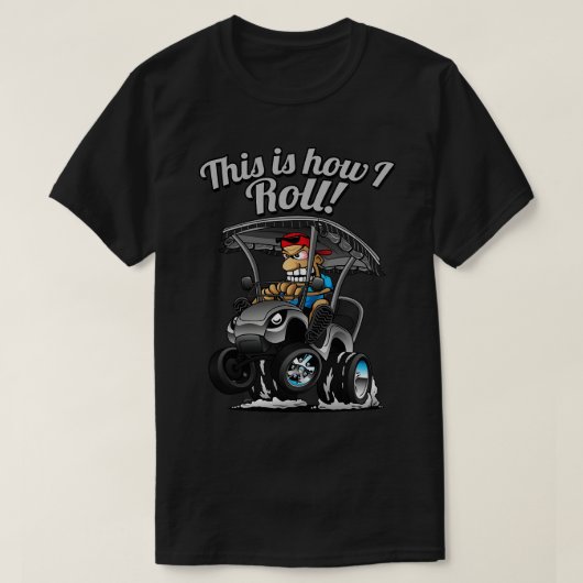 これが私のゴルフ転がの漫画6 Tシャツ (デザイン正面)