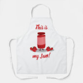 これが私のジャムイチゴフードパンです エプロン (正面)