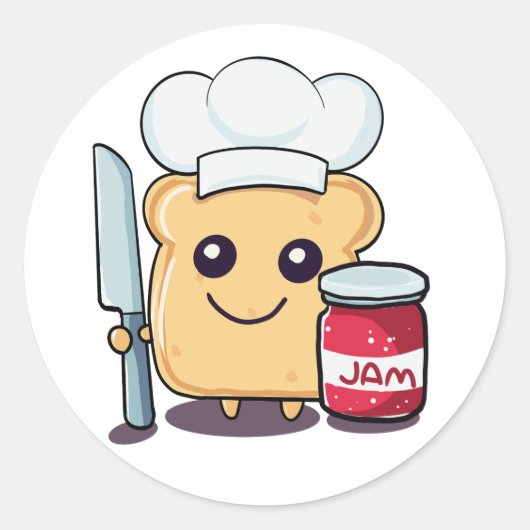 これが私のジャム ラウンドシール (正面)