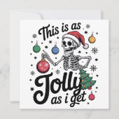これが私のジョリーな感じのクリスマスユーモアだ シーズンカード (正面)
