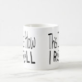 これが私のスタイル サッカーマグ コーヒーマグカップ (中央)