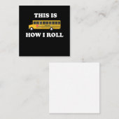 これが私のスタイル 面白いスクールバスの運転手 ノートカード (正面/裏面)