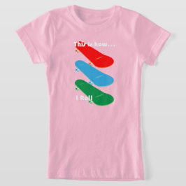 これが私のスタイル Design - ガールズ向けファインジャージーTシャツ Tシャツ