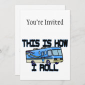 これが私のスタイル RV 招待状 (正面/裏面)