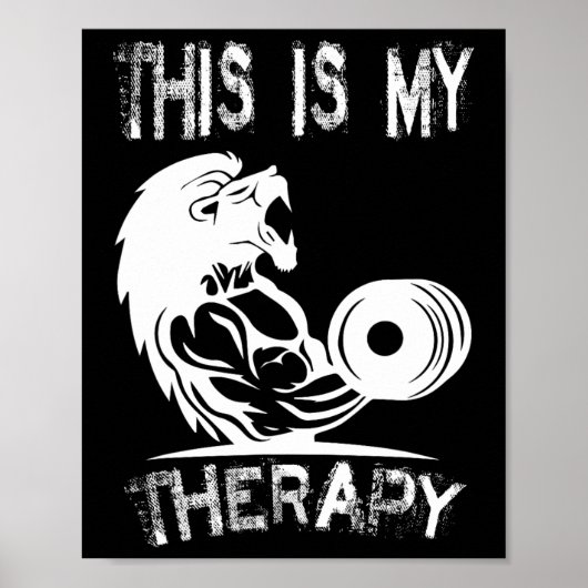 これが私のセラピーボディビルジム ポスター (正面)