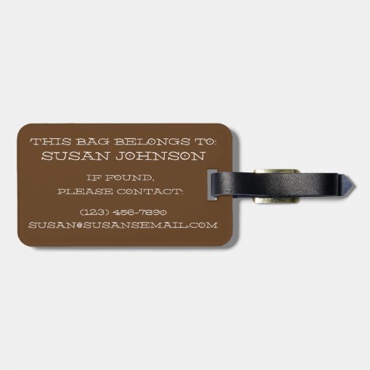 これが私のディナー転がパン転がグルメ ラゲッジタグ (裏面横)