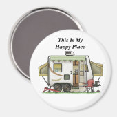 これが私のハッピープレイスカンパーマグネット マグネット (正面/裏面)