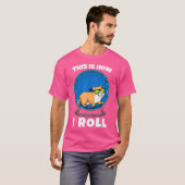 これが私のハムスターホイールの使い方 ハムスター Tシャツ (正面フル)