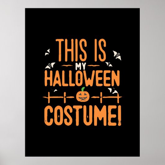 これが私のハロウィンのコスチューム ポスター (正面)