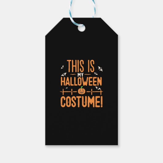これが私のハロウィンの仮装 ギフトタグ (正面)