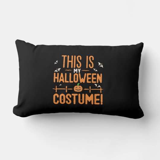 これが私のハロウィンの仮装 ランバークッション (正面)