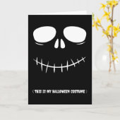 これが私のハロウィンの衣装、おかしなハロウィンの子どもたち カード (黄色い花)