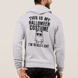 これが私のハロウィンコスチュームです、私は猫です パーカ