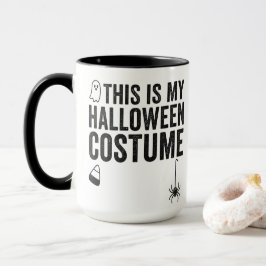 これが私のハロウィンコスチューム ゴーストスパイダーデザイン マグカップ