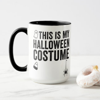 これが私のハロウィンコスチューム ゴーストスパイダーデザイン マグカップ