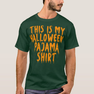 これが私のハロウィンパジャマシャツハロウィンカップル Tシャツ
