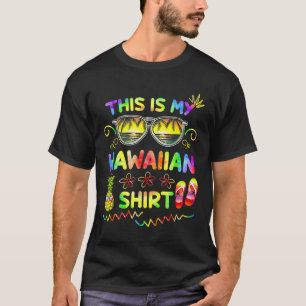 これが私のハワイアンシャツルアウ(ハワイ式宴会)アロハハワイビーチ Tシャツ