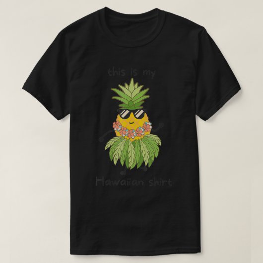これが私のハワイアン夏休み Tシャツ (デザイン正面)