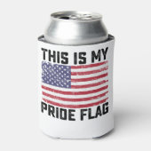 これが私のプライド国旗USA 缶クーラー (缶正面)