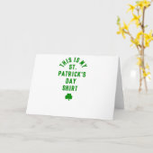 これが私のベストだ。パトリックのデイシャツG カード (黄色い花)