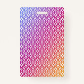 これが私のマスクのスマイルの背景グラデーションです バッジ (裏面)