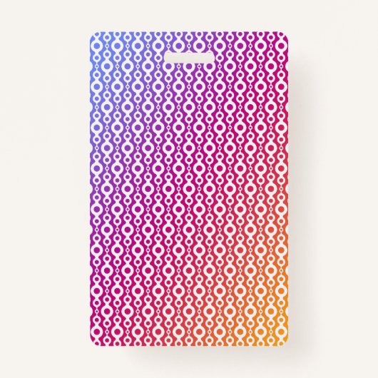 これが私のマスクのスマイルの背景グラデーションです バッジ (裏面)