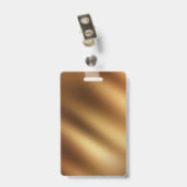 これが私のマスクのスマイルの裏にあるフェイク金ゴールド バッジ (Back with Clip)