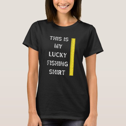 これが私のラッキー魚釣り魚釣り Tシャツ (正面)