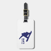 これが私の人生（スノーボード） ラゲッジタグ (正面縦)